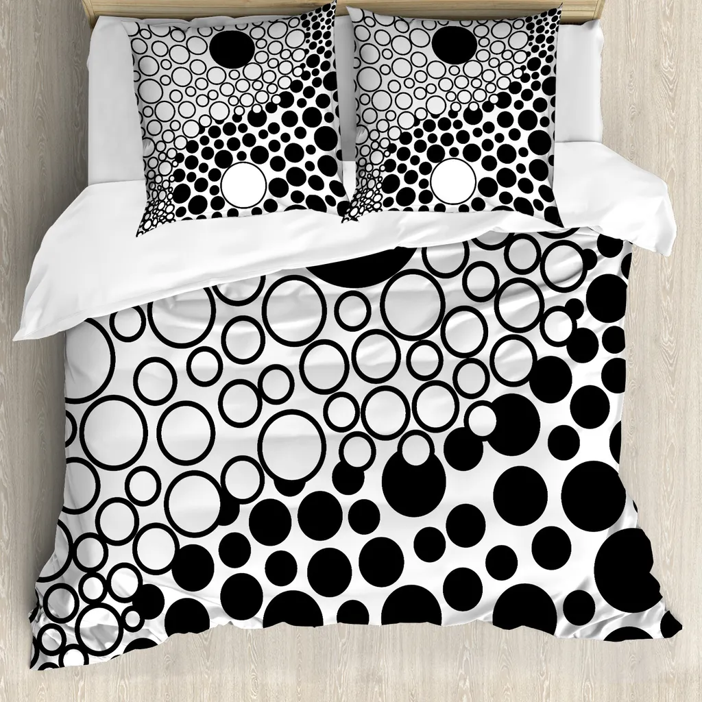 Copripiumino Astratto ABAKUHAUS Yin Yang - Design Antiallergico 200cm
