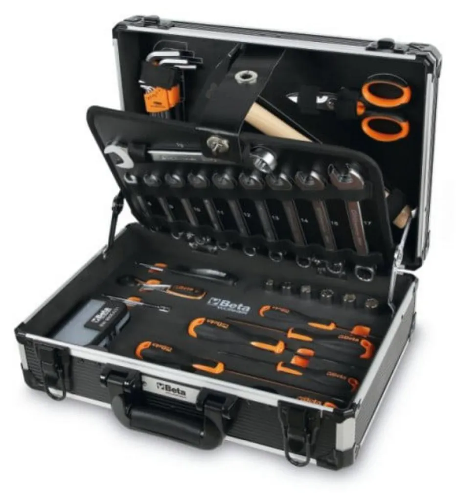 Valise de maintenance 82 outils Beta Worker en acier Chrome-Vanadium pur