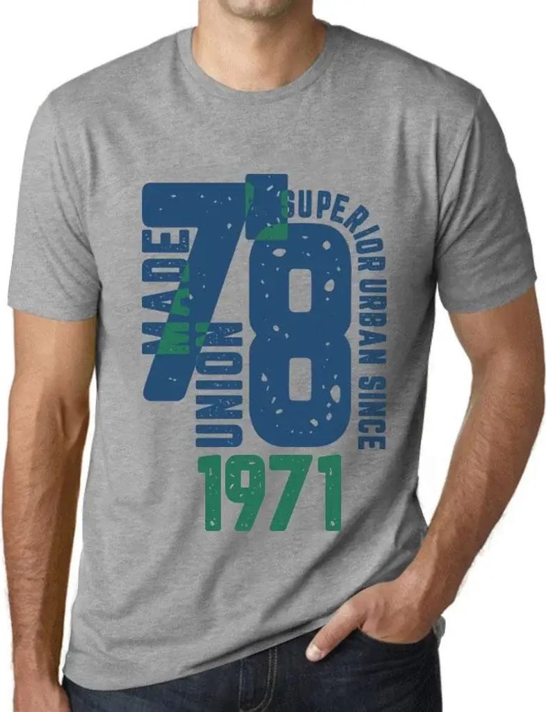 Herren Grafik T-Shirt Überlegener urbaner Stil seit 1971 – Superior Urban Style Since 1971 – Geschenk 53. Geburtstag Jahrestag 53 Jahre Jubil...