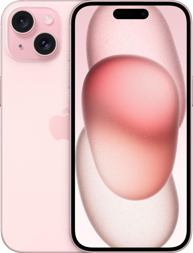 Apple iPhone 15 15,5 cm (6.1") Dual-SIM iOS 17 5G USB Typ-C 128 GB Pink