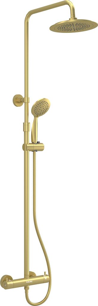 Colonne de douche Thermostatique finition Or Doré Brossé Image du produit 