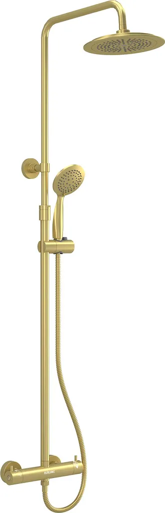 Colonne de douche or brossé Molly Gold pour rénovation salle de bain