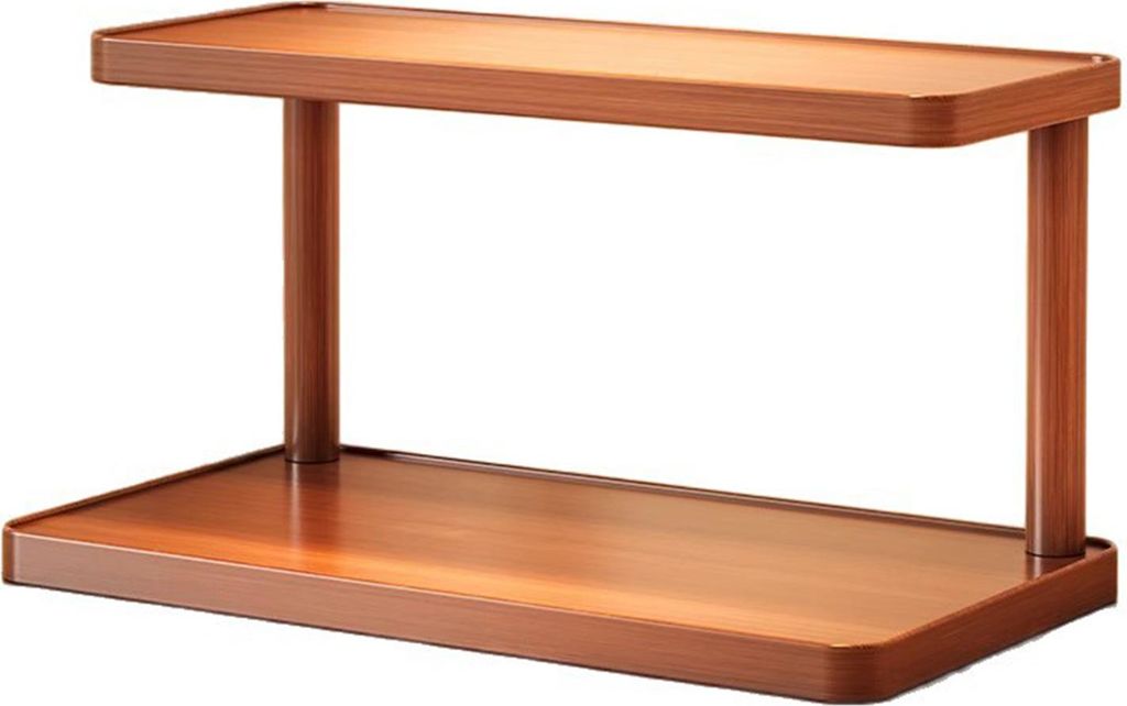 Desktop-Lagerregal Robuste Konstruktion Starke Tragfähigkeit Mehrzweck-Tischständer aus Holz Lagerregal