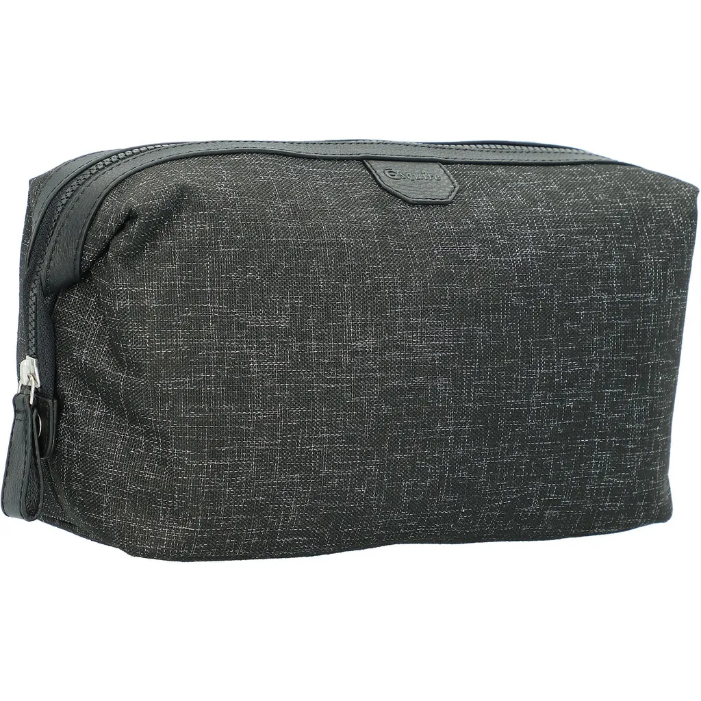 Esquire Toiletry Bag Recycled Life - Idea regalo eco-chic nero - 6