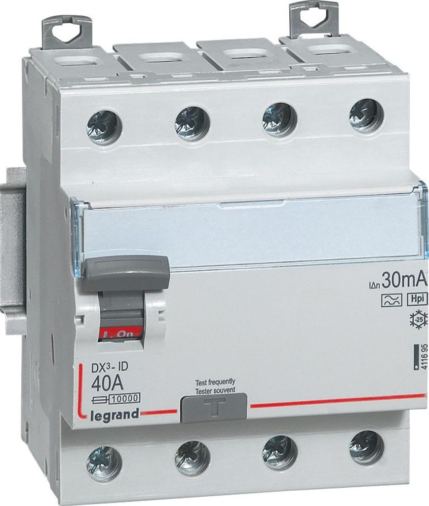 304 4P 40A 0,03A Typ F (HPI) Differenzialschutzschalter DX3 SERIE 411695