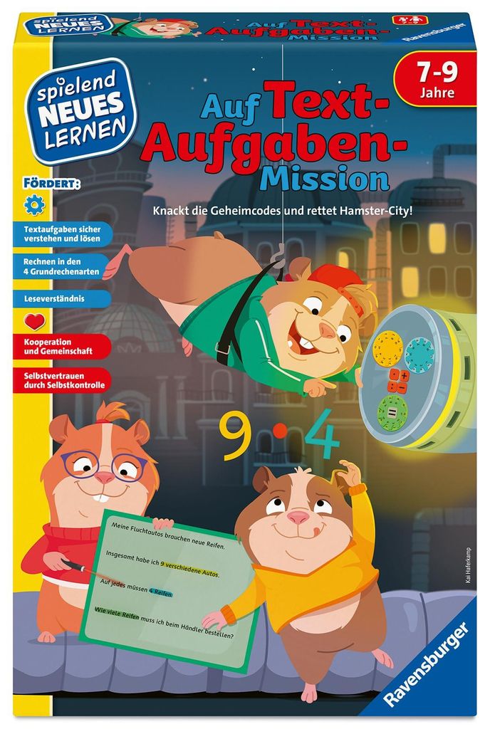 Auf Textaufgaben-Mission Ravensburger 24977 Produktbild 