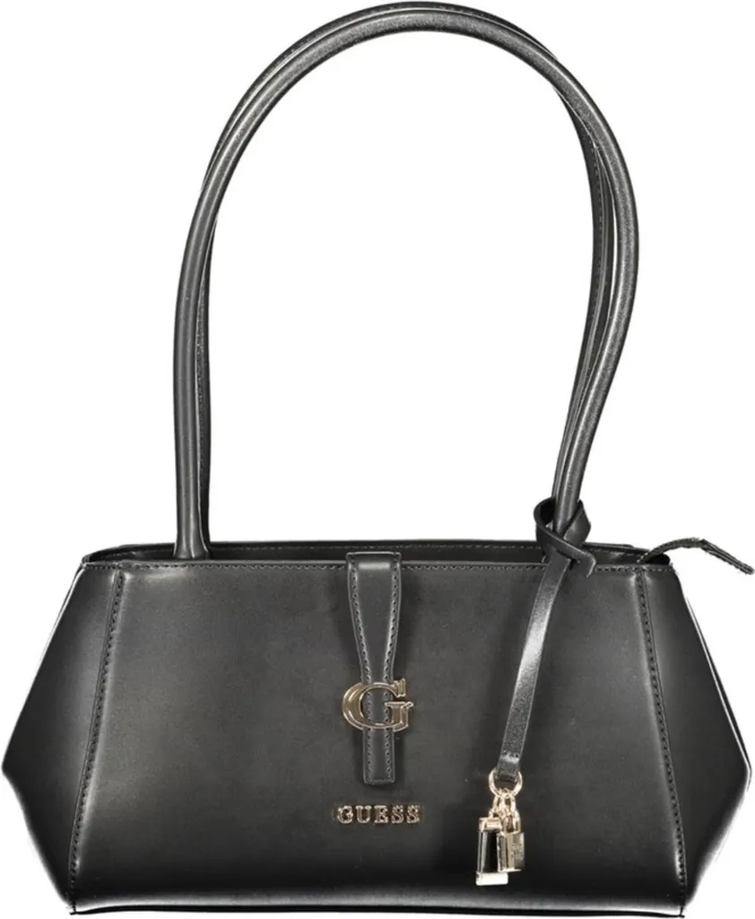 Borsa Guess VG989608 Carrie Satchel Black | Collezione Donna 2026