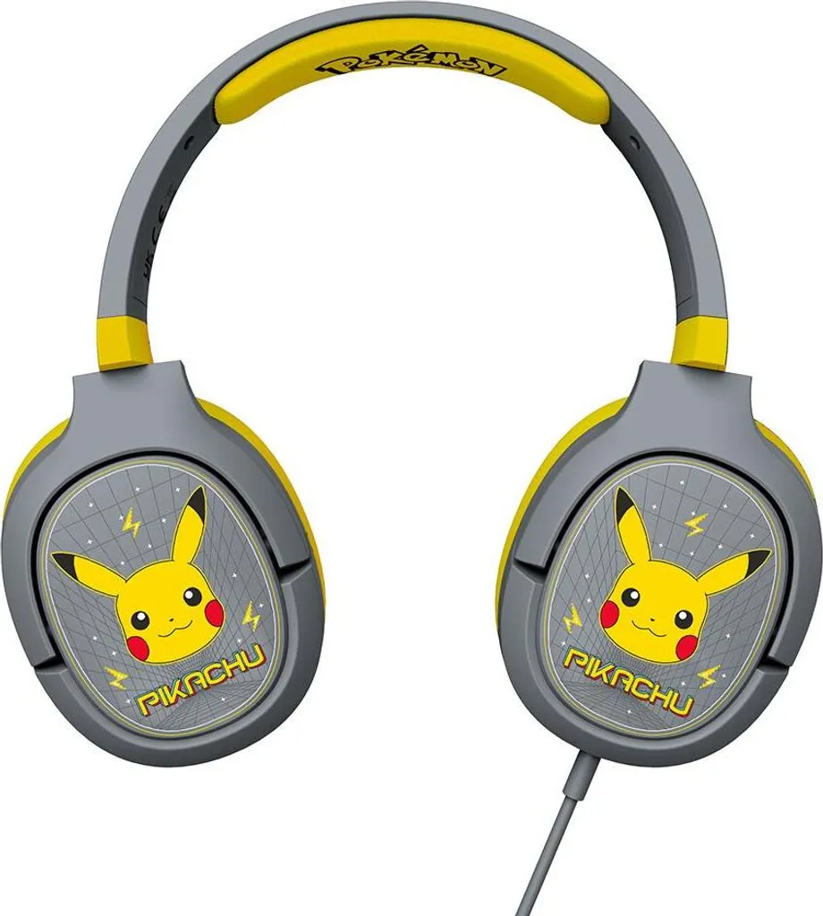 Casque Gaming Pikachu Jaune Pokémon avec Micro Perche et Son Stéréo Pro - 3