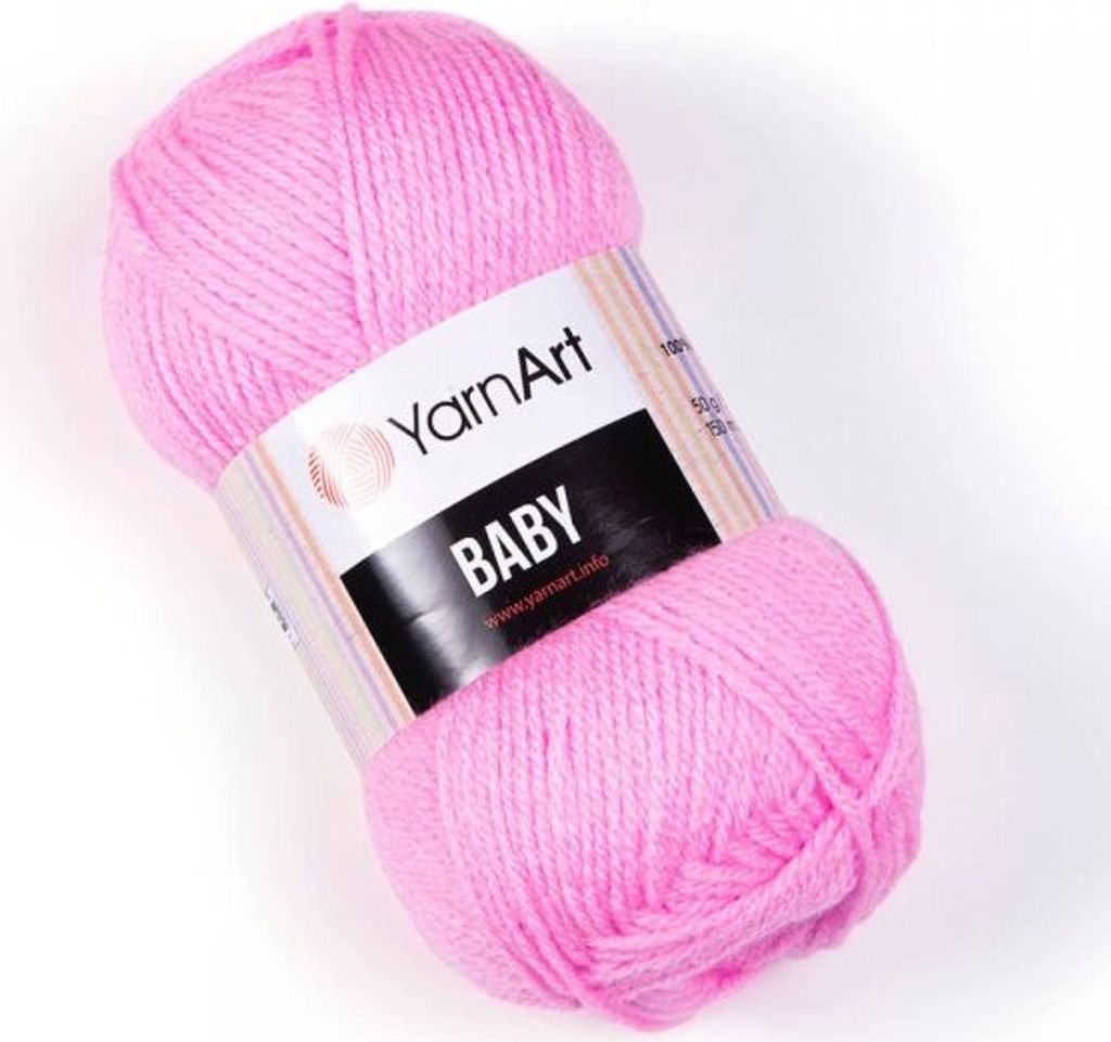 Yarn Art Baby 10119 Dark Pink Strickgarn Produktbild 