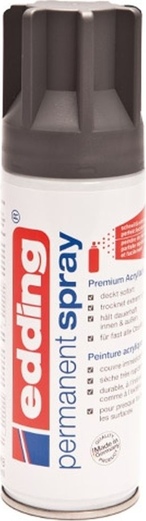 Acryl-Farblack Permanentspray anthrazit seidenmatt Packung mit 6 Stück