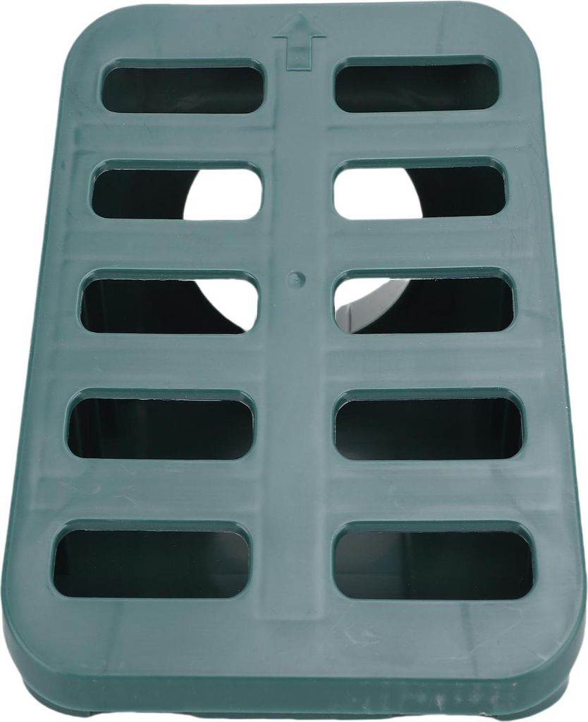 Rasengitter Garten Drain abgewinkelt Robuste PP Heavy Duty Gehrung Drainage Gitter für 3/4 Zoll Schnittstelle Rohr Grün
