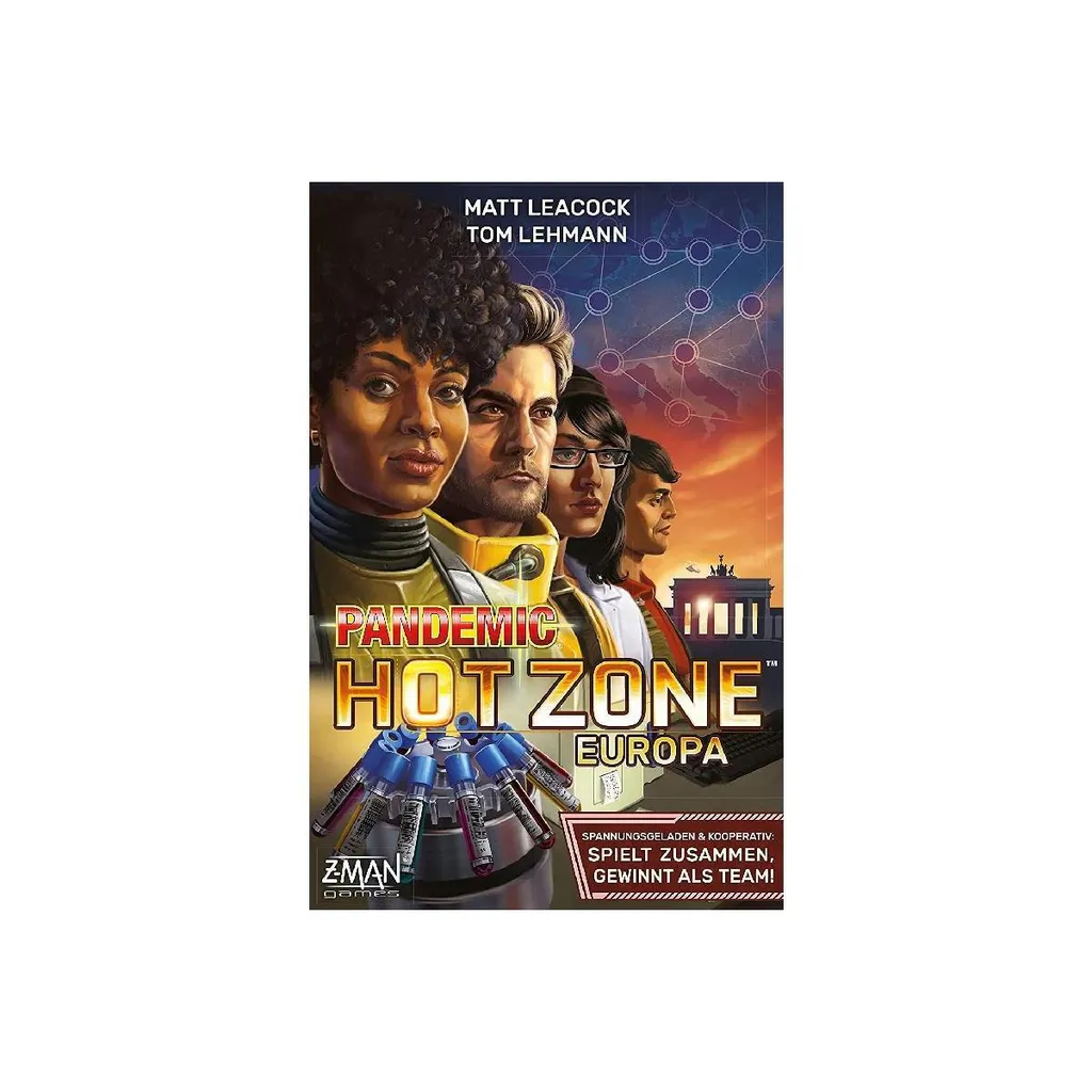 Pandemic Hot Zone Europa - Jeu de Voyage Rapide et Intense avec Cartes