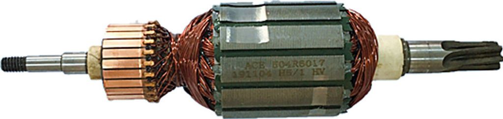 Trade-Shop Anker / Rotor / Motor Ersatzteil / Läufer / Kollektor für Makita HR4001C HR4010C HR4011C ersetzt 513633-7 / Bohrhammer