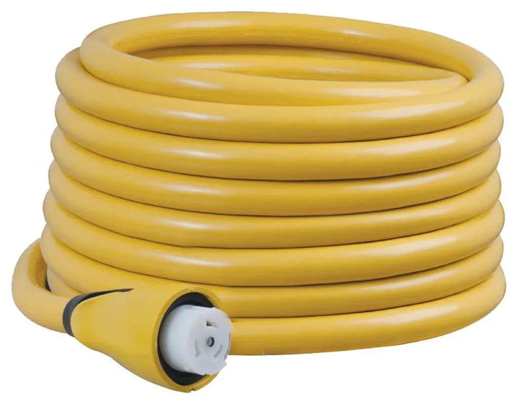 Câble 3 x 4 mm Osculati 14.210.31 avec Connecteur MARINCO 16 A, 10 m