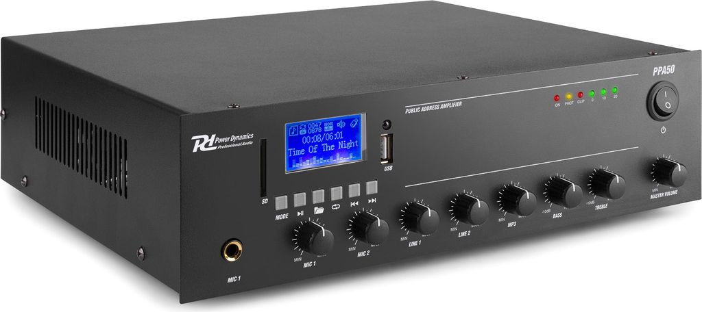 Power Dynamics PPA50 100V Mixer-Verstärker 50W