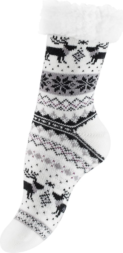 Yenita® Hüttensocken mit ABS-Sohle im Norwegerdesign 36-41 Produktbild 