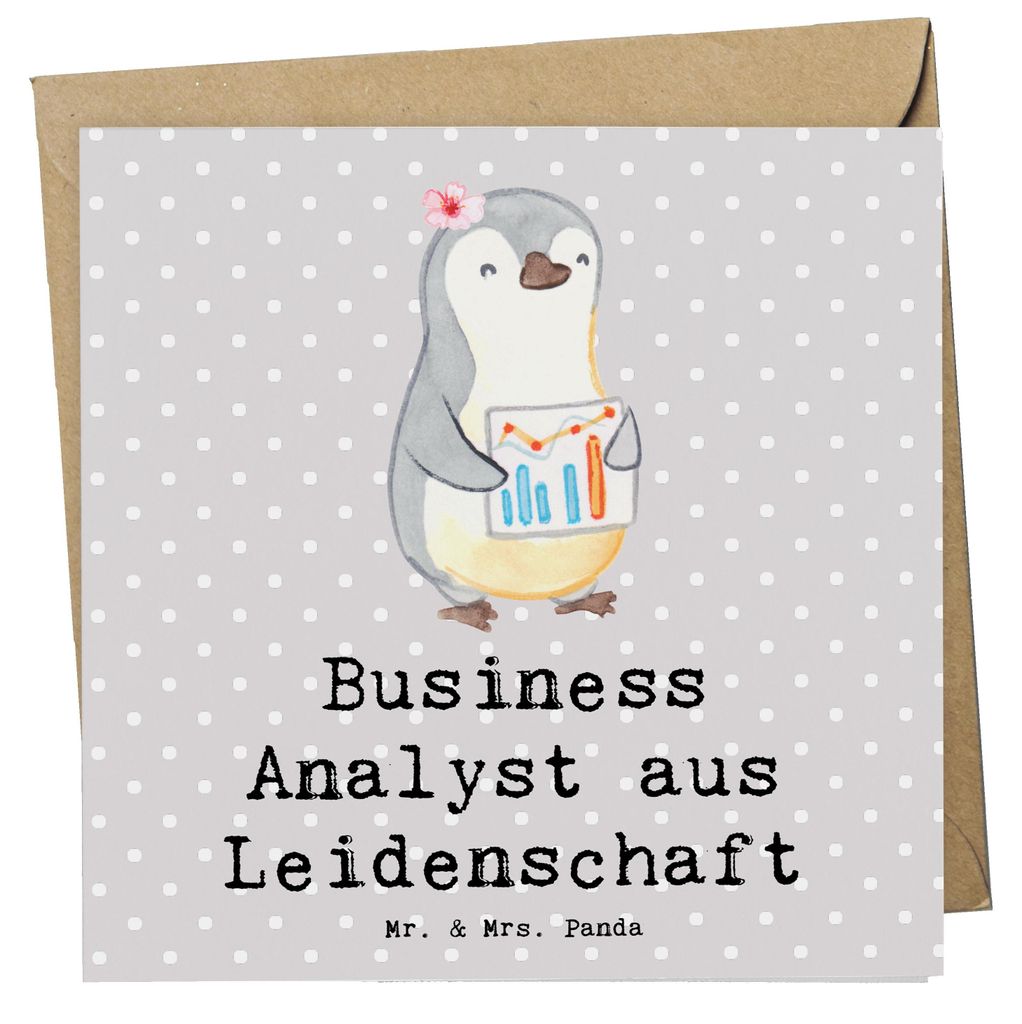 Mr. & Mrs. Panda Deluxe Karte Business Analyst Leidenschaft Produktbild 