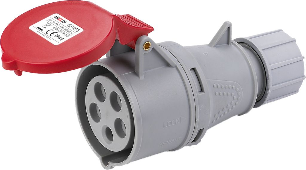 CEE Kupplung 16A 5-polig IP44 400V Starkstrom Produktbild 