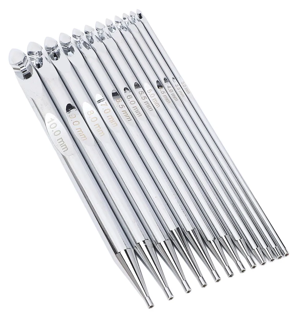 Kit Aiguilles Circulaires Interchangeables - 12 Tailles de 3mm à 10mm - 4