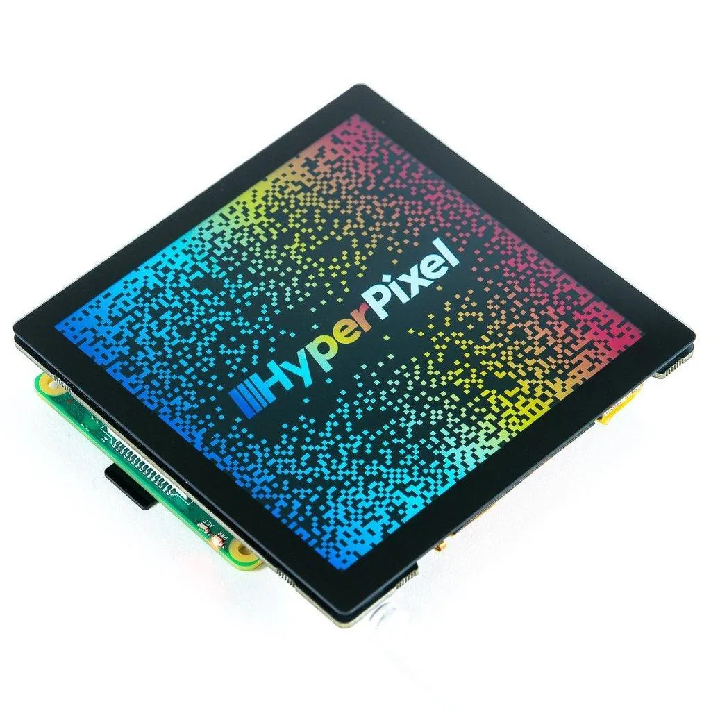 Écran Raspberry Pi sans Latence HyperPixel 4.0 Square Haute Définition