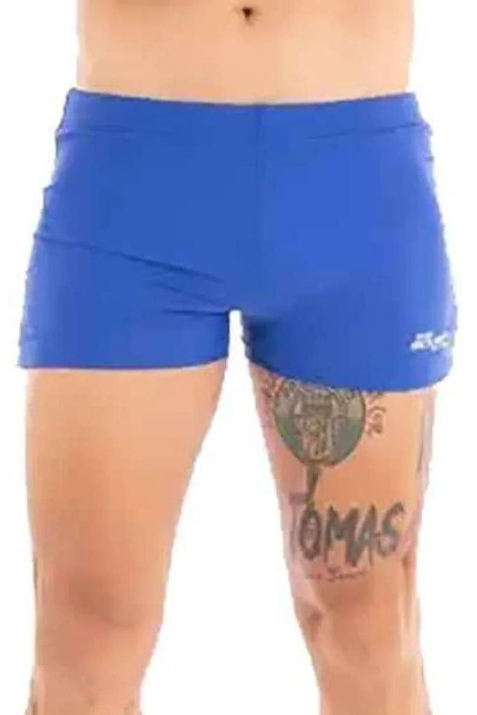 Squba Training Badehose Boxer Blau M Mann Blau M