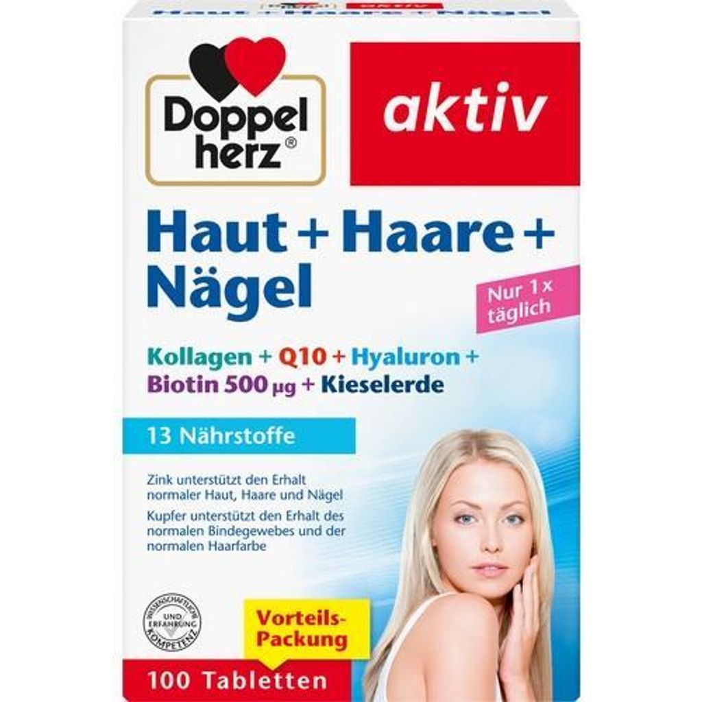 Doppelherz, tabletas para la piel, el cabello y las uñas, Imagen del producto 