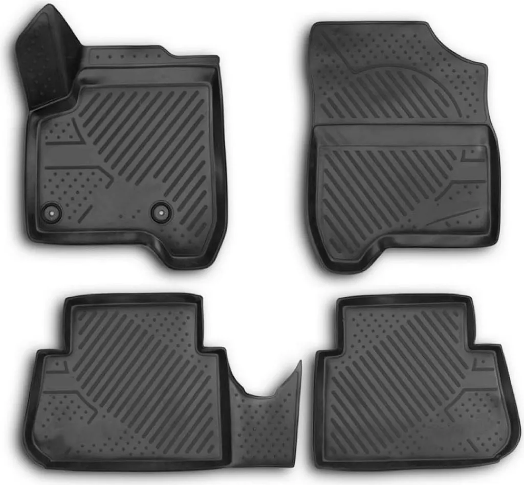 Tappetini Professionali TPE per Citroen C3 Picasso 2009-2016 - 3D Black