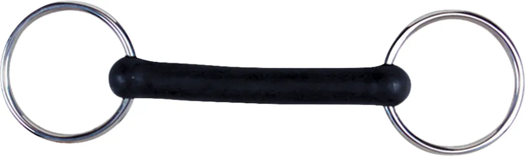Imboccatura Korsteel Flexi Rubber - Filetto in Gomma Nero 140mm