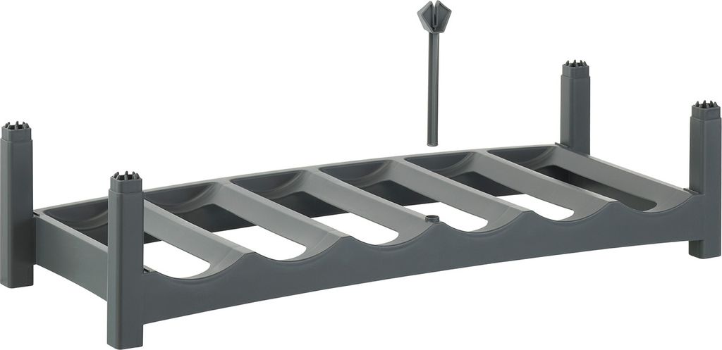 Rotho VARIO Tabletop wine rack 6 bottle(s) Grey Immagine del prodotto 
