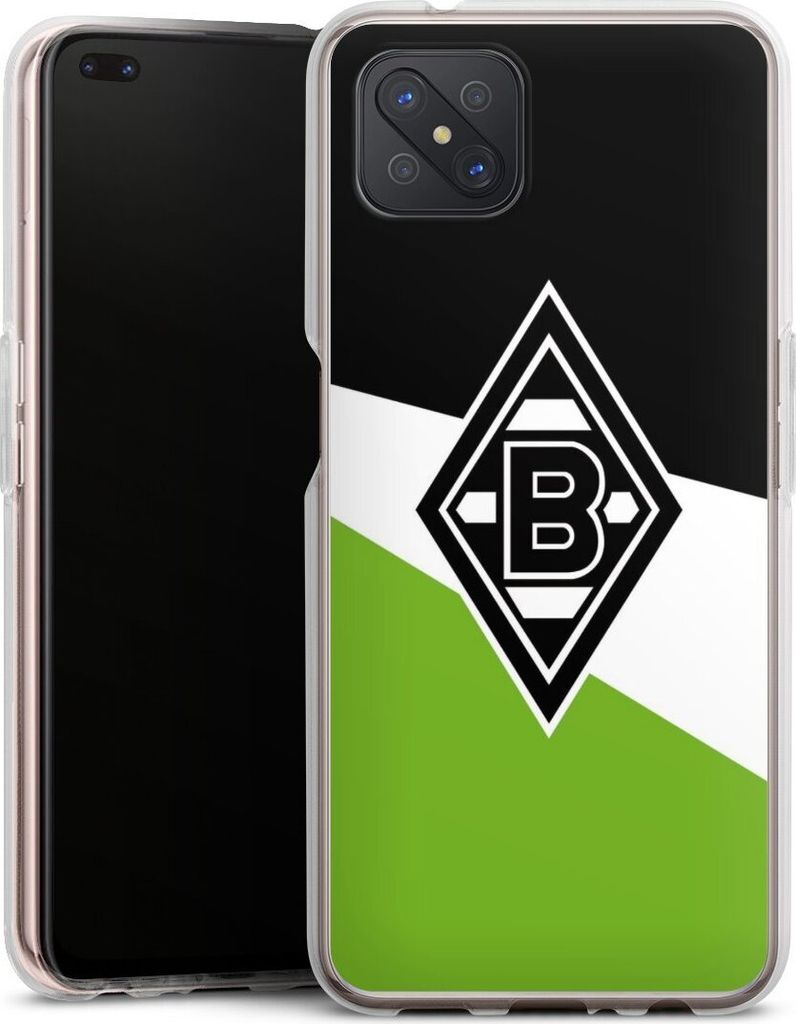 DeinDesign Handyhülle für Oppo Reno4 Z 5G Silikon Hülle Case Smartphone Schutzhülle Borussia Mönchengladbach Gladbach Offizielles Lizenzprodukt