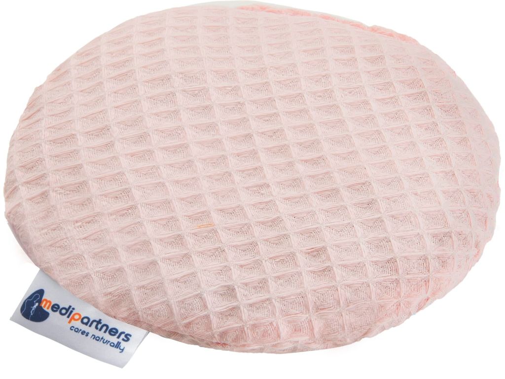 Kirschkernkissen, Wärmekissen, Körnerkissen für Babys 180g rund 15cm Rosa