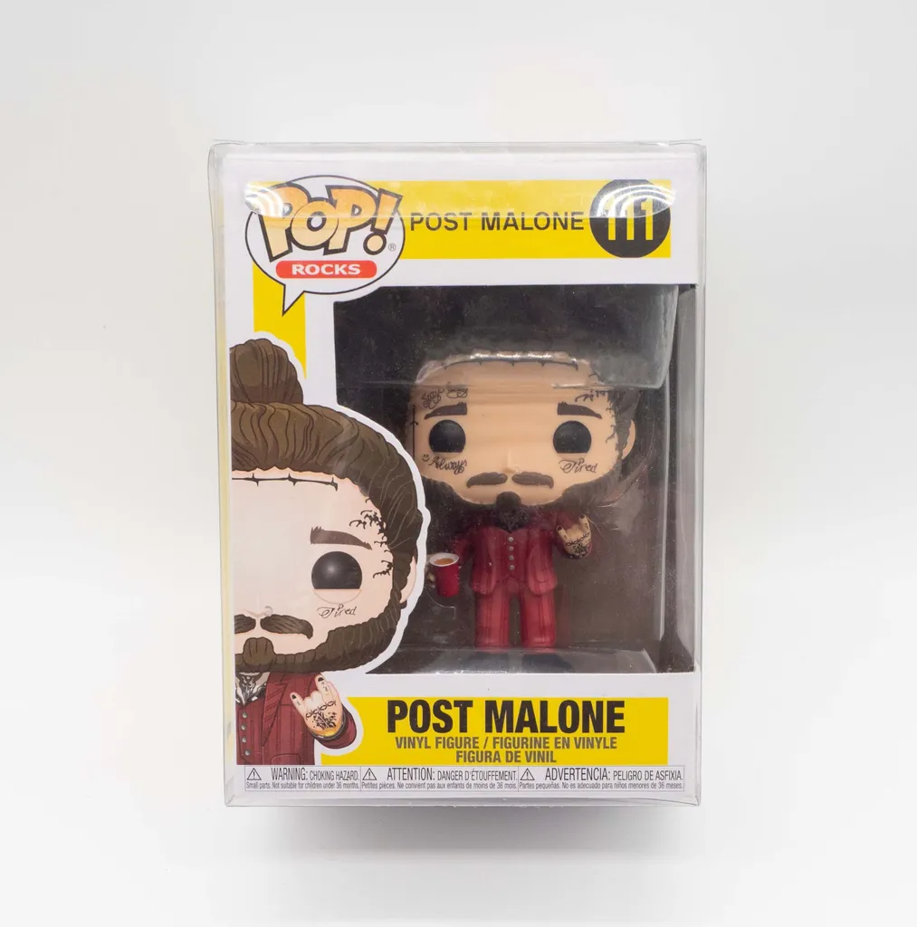 Funko Pop Rocks Post Malone 111 - Décoration Idéale pour Fans de Musique