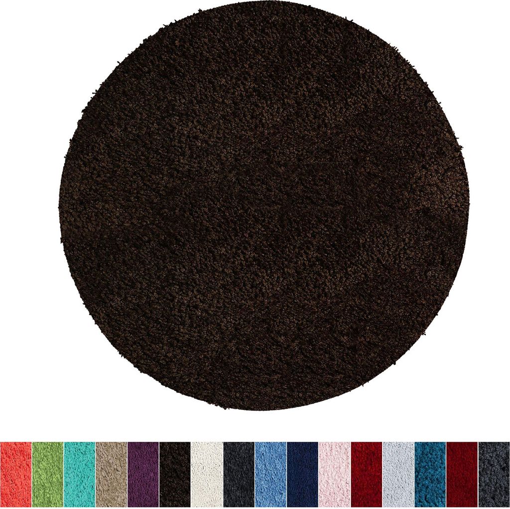 Badematte Sky Soft Braun 95 cm Durchmesser