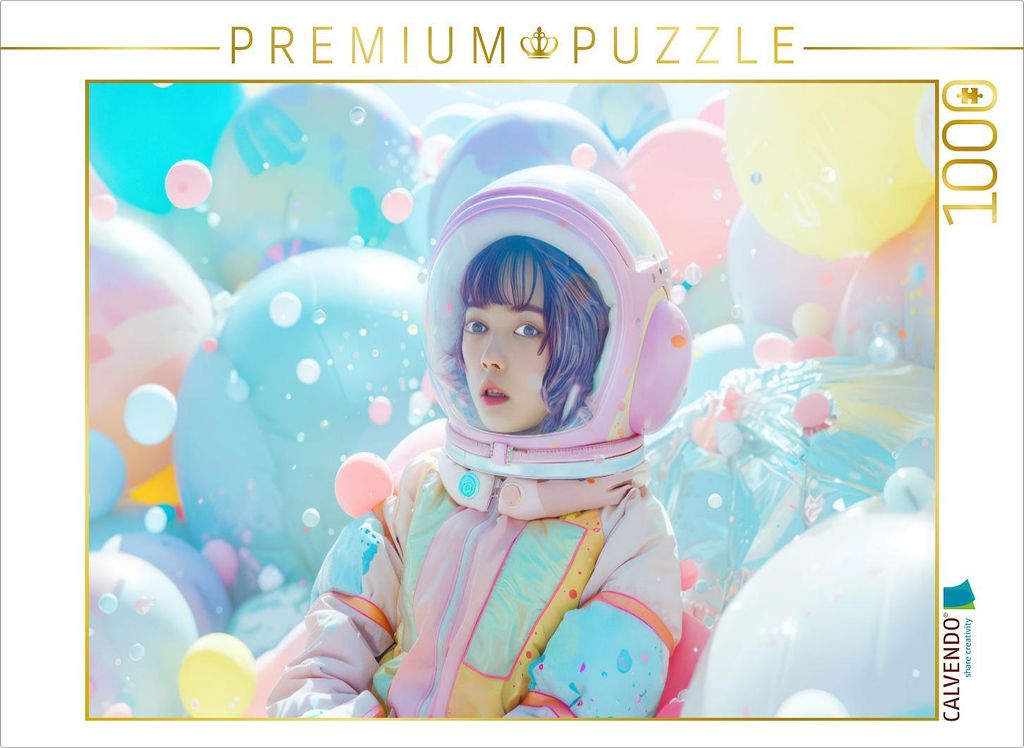 CALVENDO Puzzle Figuren in einer bunten Welt im Anime-Stil | 1000 Teile Lege-Größe 64x48cm Foto-Puzzle für glückliche Stunden