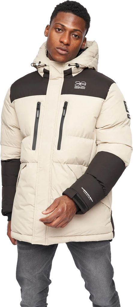 Crosshatch - "Squadage" Jacke Verkleidet für Herren BG1709 (M) (Steinfarben)
