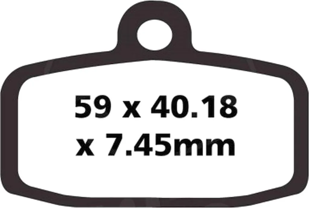 Patin de frein avant pour Gas Gas TXT 125 Pro 2014 de marque Pamoto