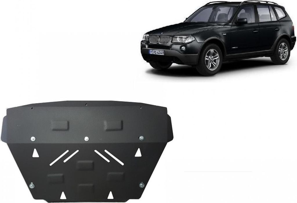 Stahl Unterfahrschutz für Kühler BMW X3