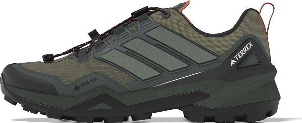 Adidas Herren Terrex Skychaser GTX Wanderhalbschuh olive strata/silver green/core black 44 2/3