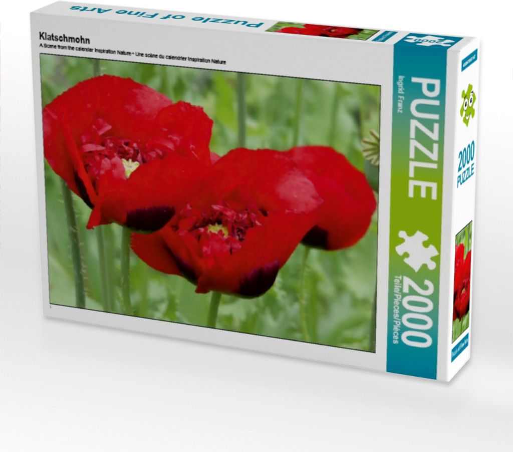 Calvendo Klatschmohn 2000 Teile Puzzle quer 900x670mm, Franz Ingrid; 7394602