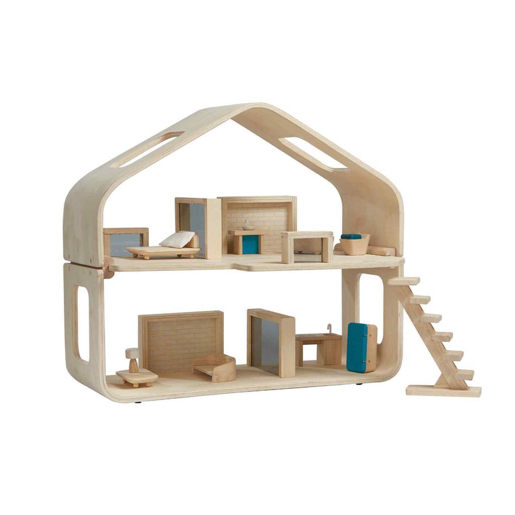 Plan Toys Moderner Puppenhaus 54 x 27 x 47,1 cm