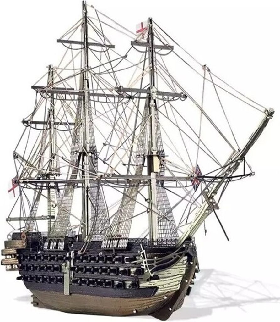 Puzzle 3D, HMS Queen Victoria, Piececool, metal, 389 Zdjęcie produktu 