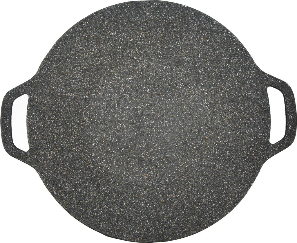 Koreanische Grillpfanne mit Nicht -Stick -6 -Schicht -Schicht -Schicht -BBQ Griddle für Innenkochkochen Schwarz 30 cm/11,8 Zoll