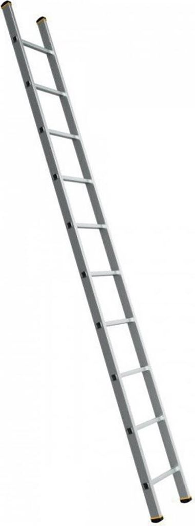 Aluminiumleiter 1-teilig 8 Sprossen 2,41m Traglast 150kg FORTE