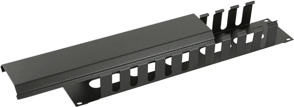 Lanview RAO405BL Panneau de Brassage 2U 19 Pouces avec Capot Coulissant