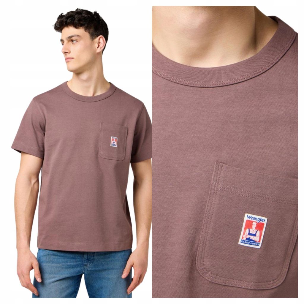 Wrangler | T-shirt da uomo con taschino, in cotone Immagine del prodotto 