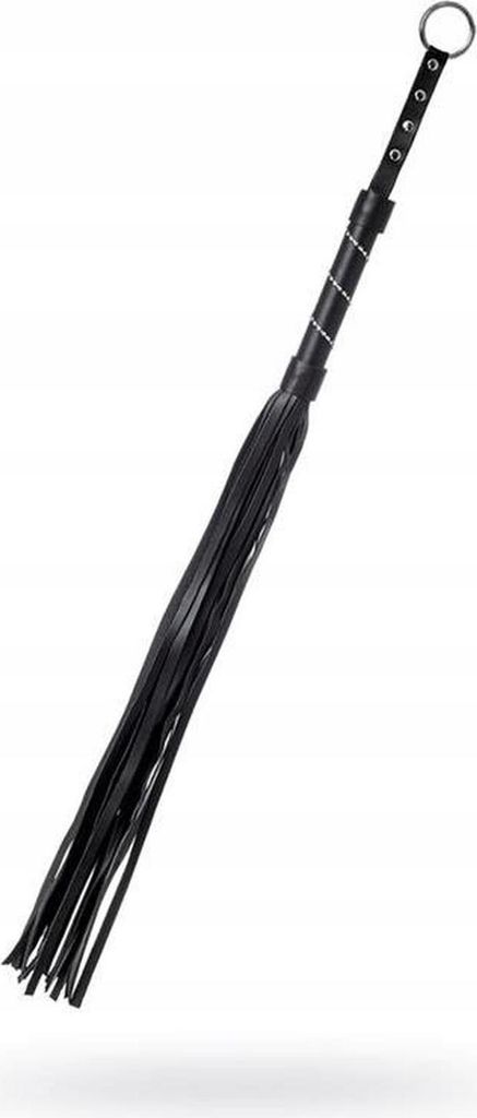 Anonymo Flogger, Kunstleder, schwarz, 64 cm