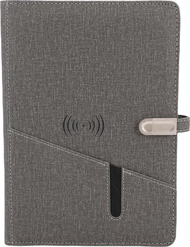 Smart Business Notebook mit Lampe Audio-Aufnahme Tragbare Stromquelle 15W Wireless Charger Befüllbarer intelligenter Planer