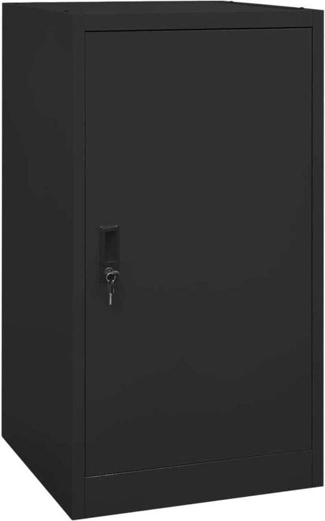 "2026 Promotion" Sattelschrank Schwarz 53x53x105 cm Stahl - Aktenschränke CC20209