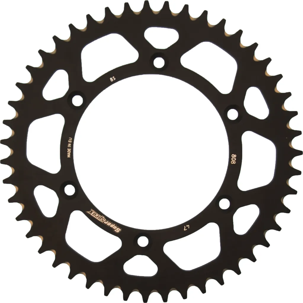 Pignon Arrière pour Transmission Pas 520 - Supersprox 47 Dents Noir
