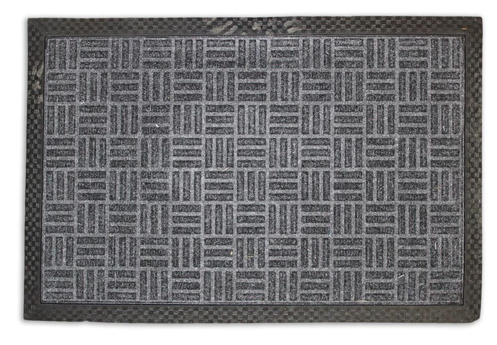 Zerbino rettangolare, gomma + PP, grigio, 40 x 60 cm Immagine del prodotto 